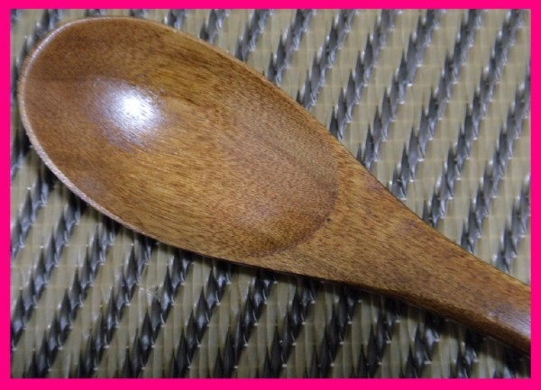 [ free shipping : curry spoon : wooden :4ps.@:16cm]* spoon * china spoon * Chinese milk vetch *4 piece : wood : cutlery s natural No4