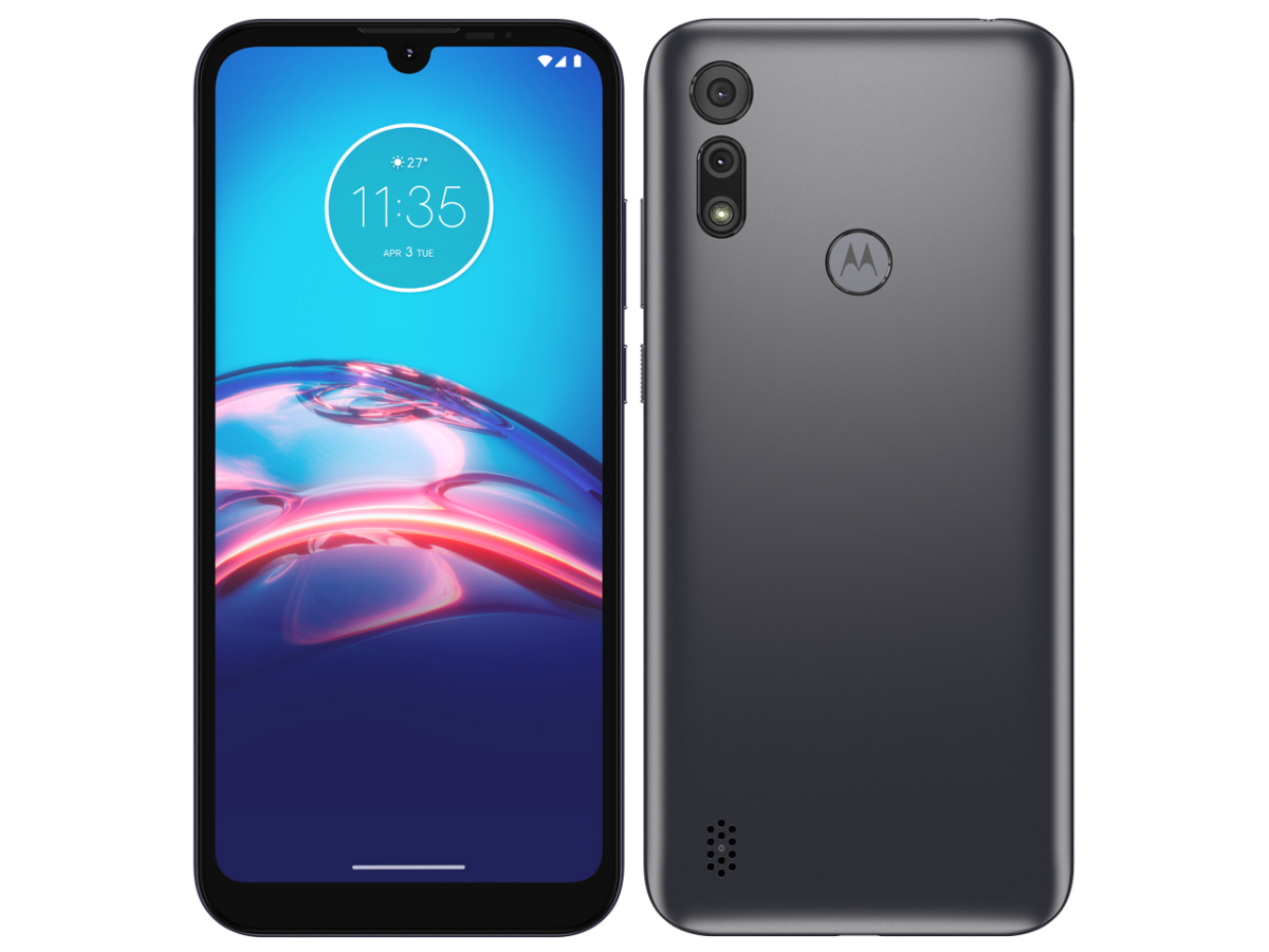 美品 SIMフリー motorola モトローラ moto e6s 32GB [メトログレー] XT2053-4 付属品あり A2923_画像10