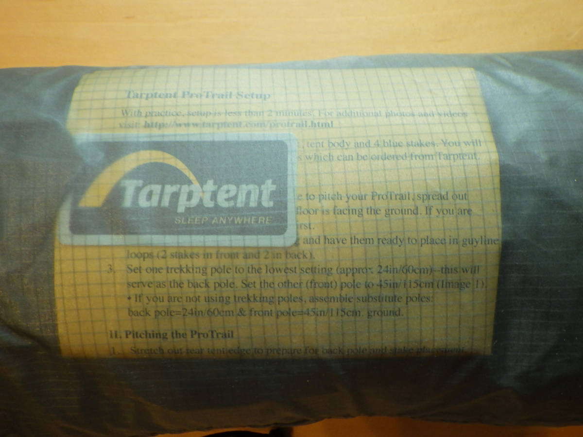ラスト1【即納/送料0/新品】 Tarptent ProTrail タープテント ラスト1【即納/送料0/新品】 Tarptent ProTrail タープテント