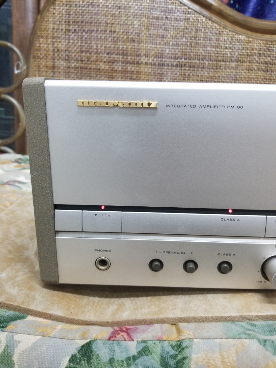 絶品フルレストア美品!オリジナル取説付!marantzプリメインアンプPM