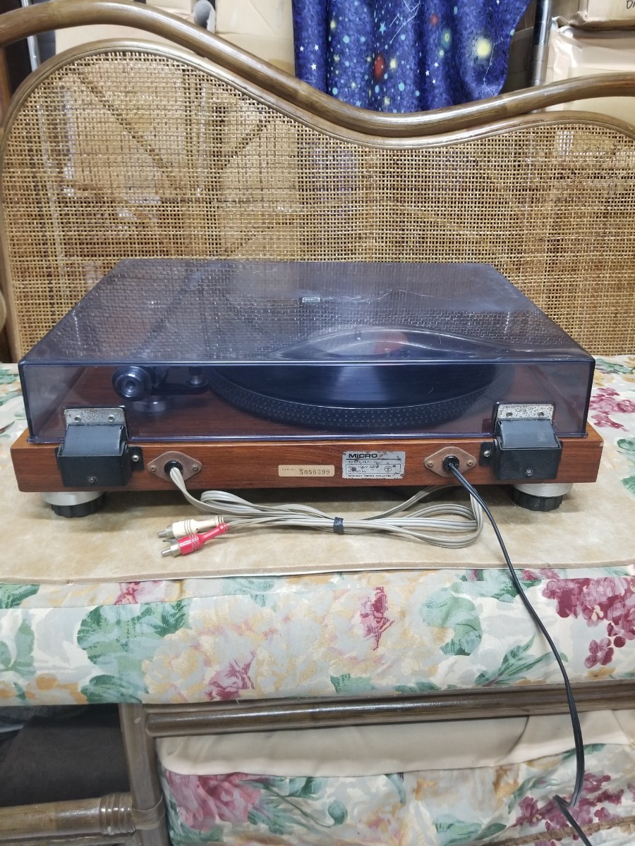 奇跡!フルレストア済!針&ベルト新品マイクロレコードプレーヤーSOLID
