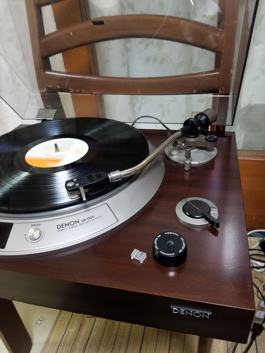 フルレストア!新品カートリッジ.針付!DENONレコードプレーヤーDP