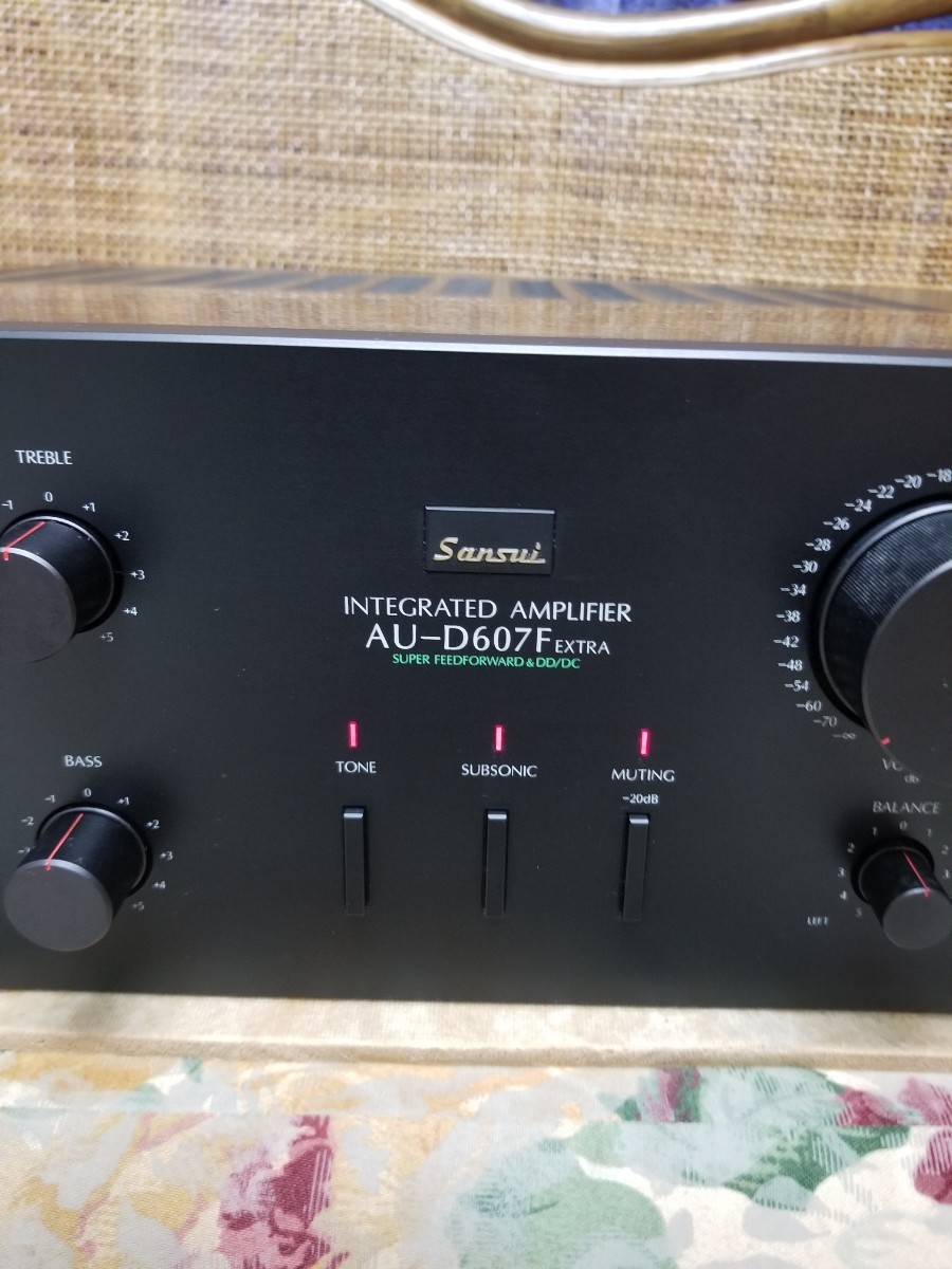 デッドストック整備済完動超美品!山水プリメインアンプAU-D607F EXTRA
