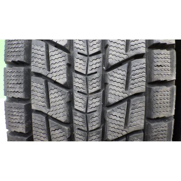 ダンロップ WINTER MAXX SJ8 225/70R16 4本／2017年製9分山スタッドレスタイヤ／特筆すべき損傷なし／帯広市手渡し可／エスクード XC90等に_画像2