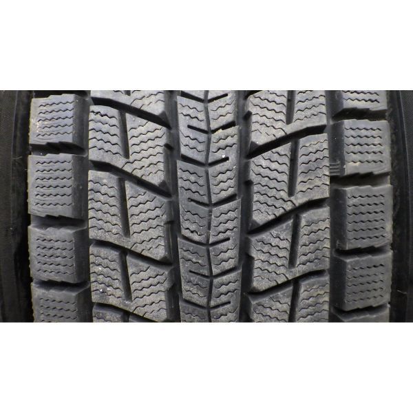 ダンロップ WINTER MAXX SJ8 225/70R16 4本／2017年製9分山スタッドレスタイヤ／特筆すべき損傷なし／帯広市手渡し可／エスクード XC90等に_画像4