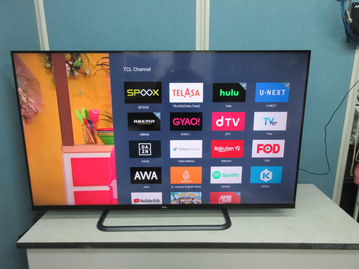 □□TCL 4K対応 55V型液晶テレビ☆Android TV スマートテレビ☆ネット