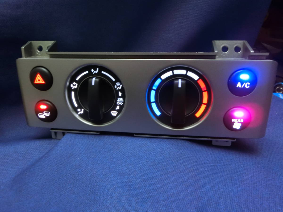 スズキ エブリィ(DA64W/V) LED化 マニュアルエアコンパネル(Rヒータ