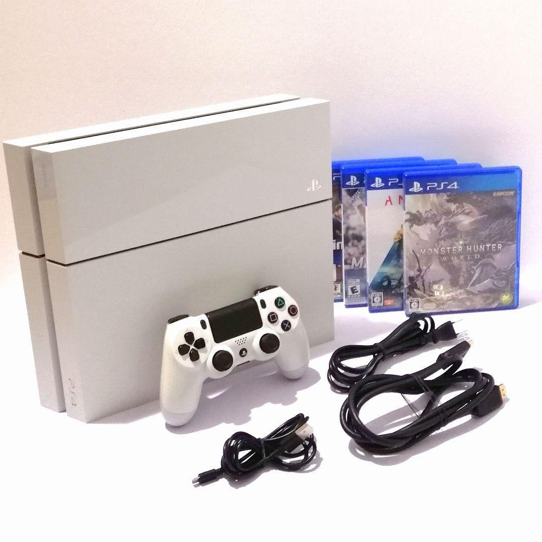 PlayStation®4 グレイシャー・ホワイト 500GB CUH-1100-