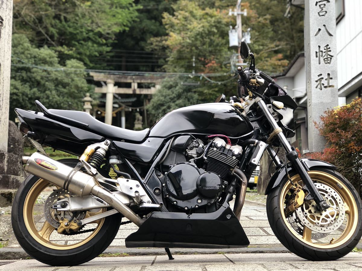 CB400SF nc39 specⅡ VTEC アクラポビッチマフラー 車検付き ビキニ