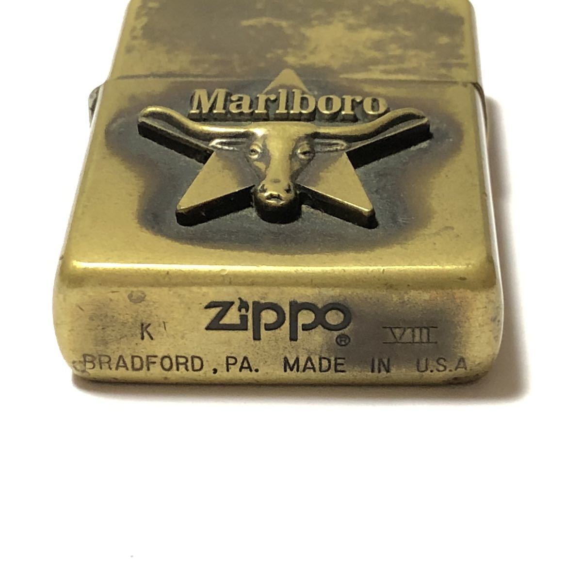 ZIPPO ジッポー Marlboro マルボロ ロングホーン スター 水牛柄 1992年