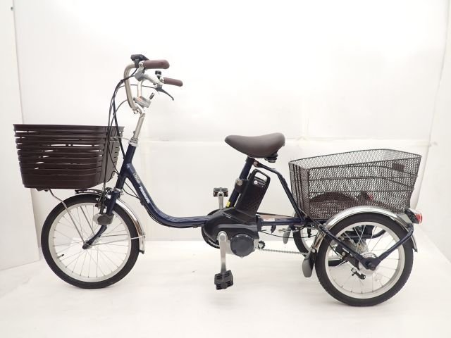 Panasonic 電動アシスト三輪自転車 BE-ELR834V ViViライフ 前18/後16