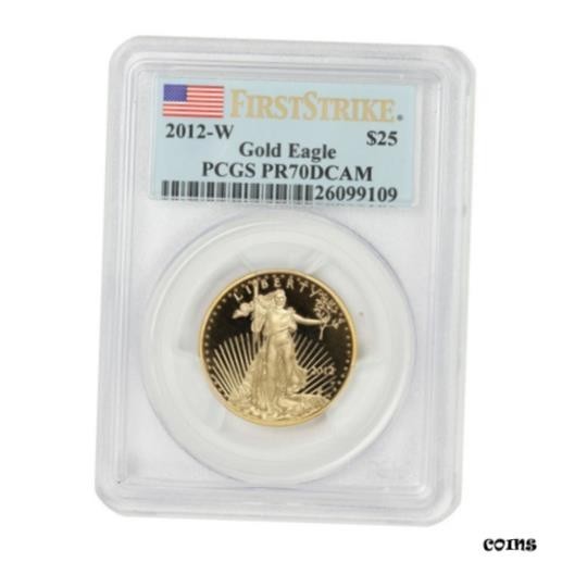 【おまけ付】 Gold $25 2012-W PCGS NGC アンティークコイン Eagle #5866 F PR70DCAM PCGS その他