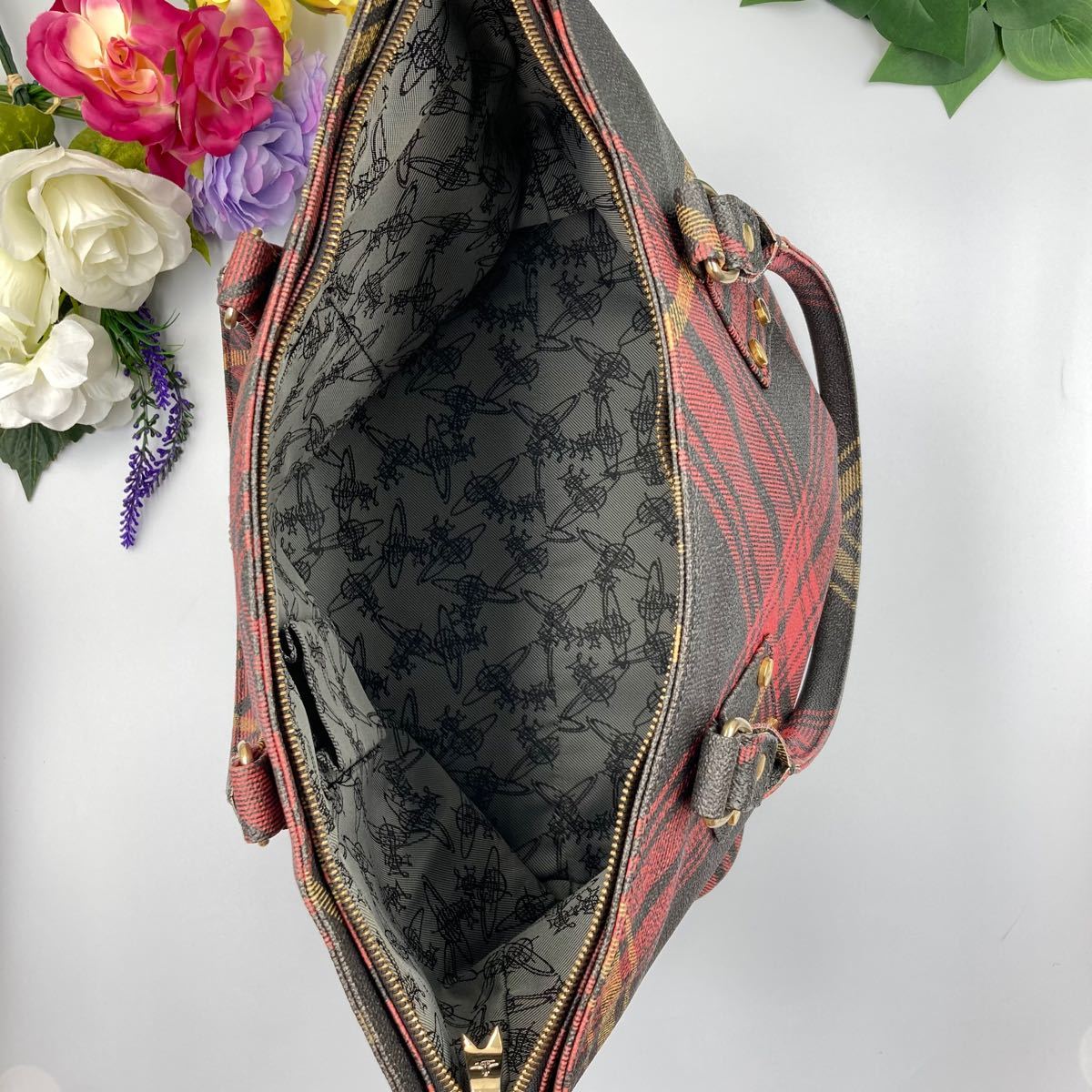 Vivienne Westwood ヴィヴィアンウエストウッド トートバッグ ゴールド