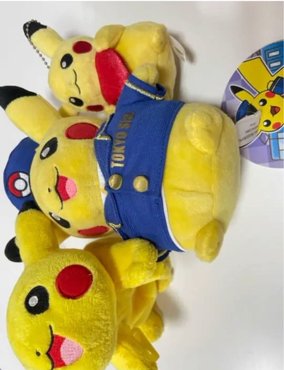 ポケモンストアオリジナル 駅長ピカチュウ ぬいぐるみ 制服ver ポケモンストアオリジナル 駅長ピカチュウ ぬいぐるみ 制服ver