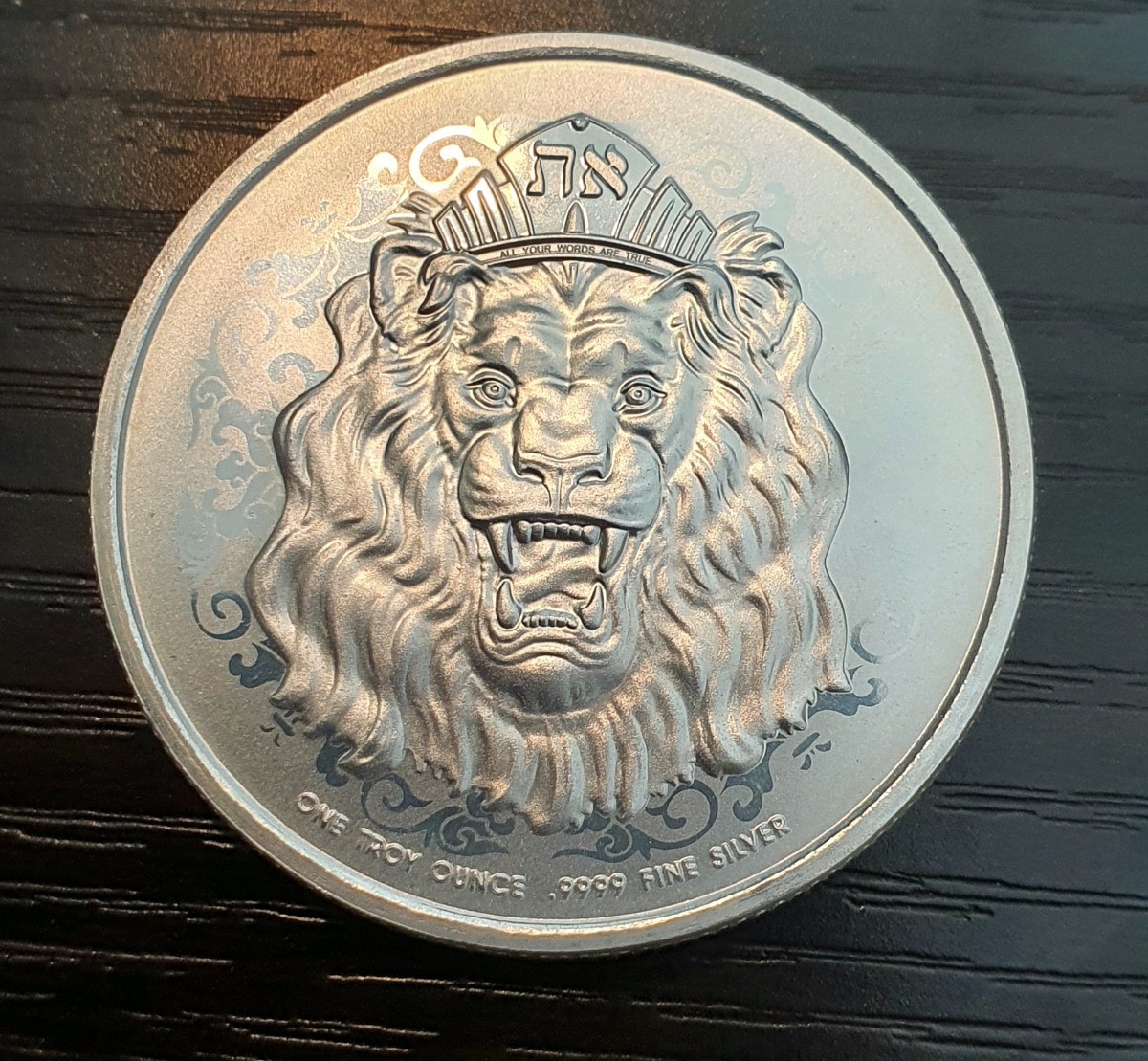 2022年 (新品) ニウエ「とどろく・ユダのライオン」純銀 1 オンス 銀貨