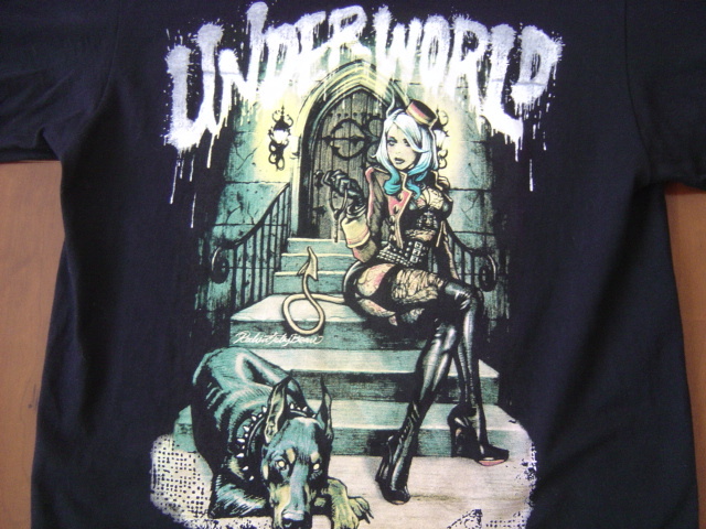 VAMPS UNDERWORLD 2017 U.S.TOUR Tシャツ Sサイズ ブラックRockin' Jelly Bean ロッキンジェリービーン・デザイン 中古・自宅保管品 _画像2