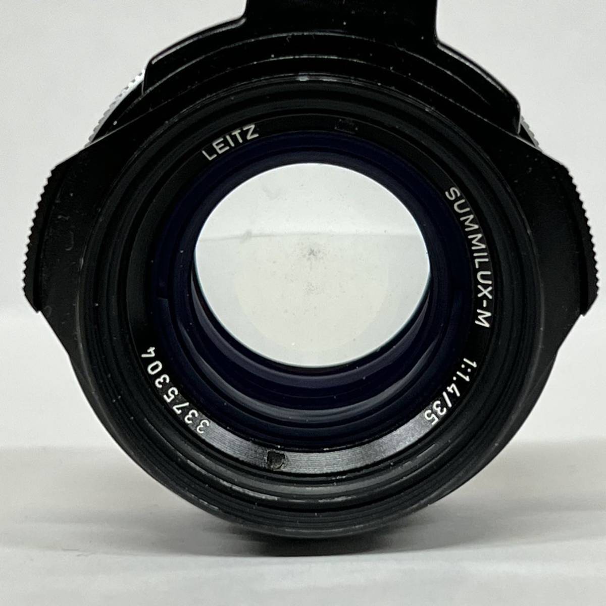 1 jpy ~[ summarize ]SUMMILUX-Mzmi look s1:1.4/35 35mm lens LEITZ WETZLAR GERMANY metal lens hood 12585 12504 3375304 3 point set 