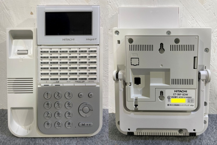 海外輸入 HITACHI 日立 ET-12Si-SDW ビジネスフォン tyroleadership.com