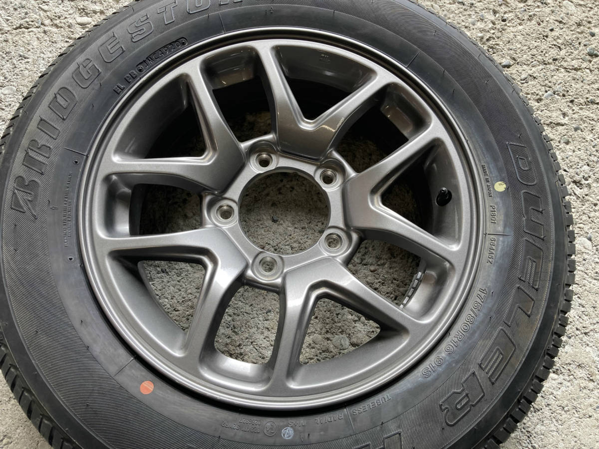 インチ JB64ジムニー タイヤセット175/80R16 新車外し! XC 純正