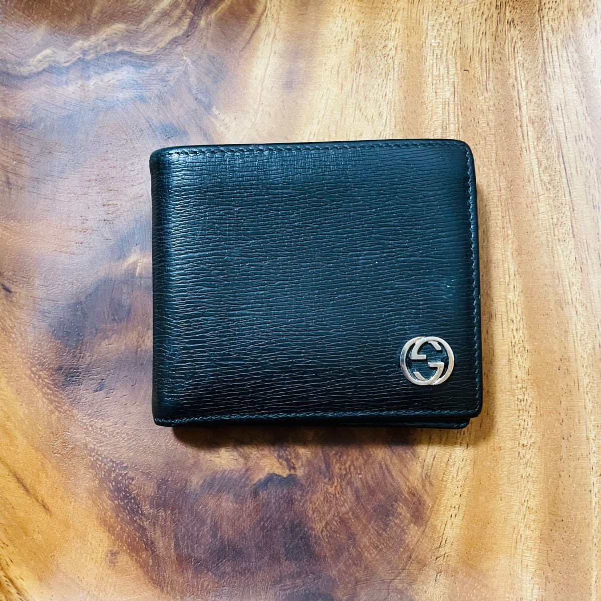 GUCCI(グッチ) 折り財布(二つ折り) ブラック 黒 - 14