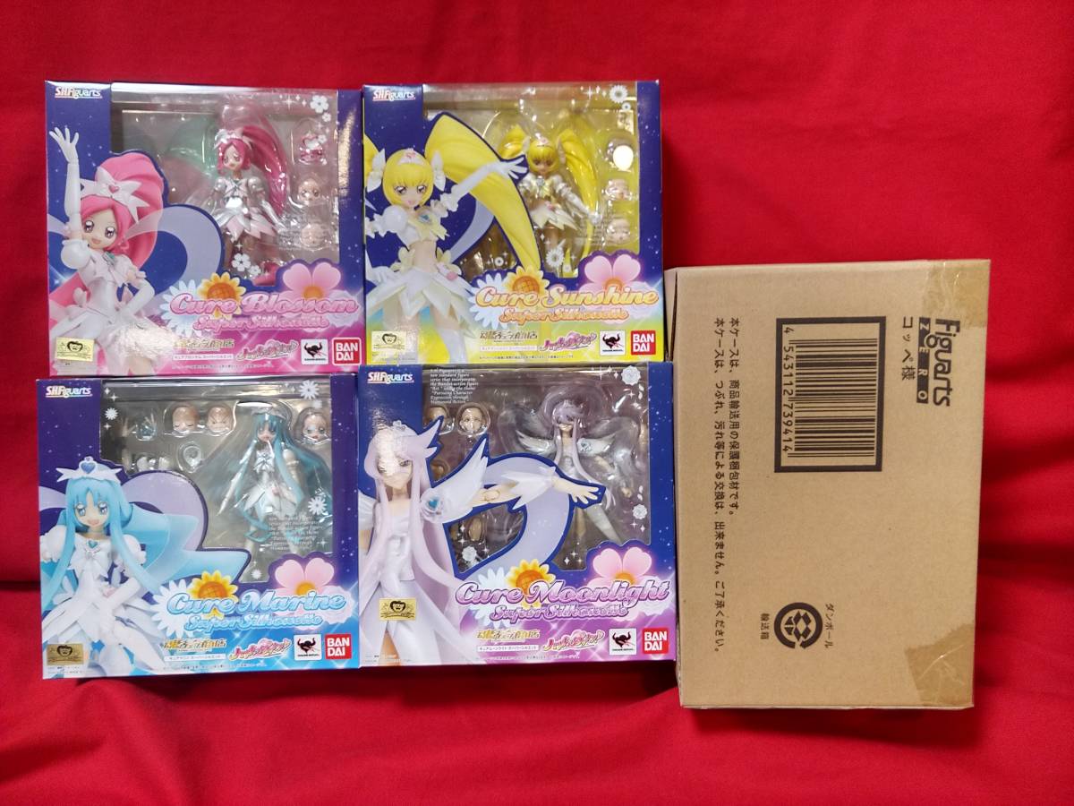 【受注生産品】 送料無料・未開封★S.H.Figuarts キュアブロッサム キュアマリン キュアサンシャイン キュアムーンライト スーパーシルエット& コッペ様 プリキュアシリーズ