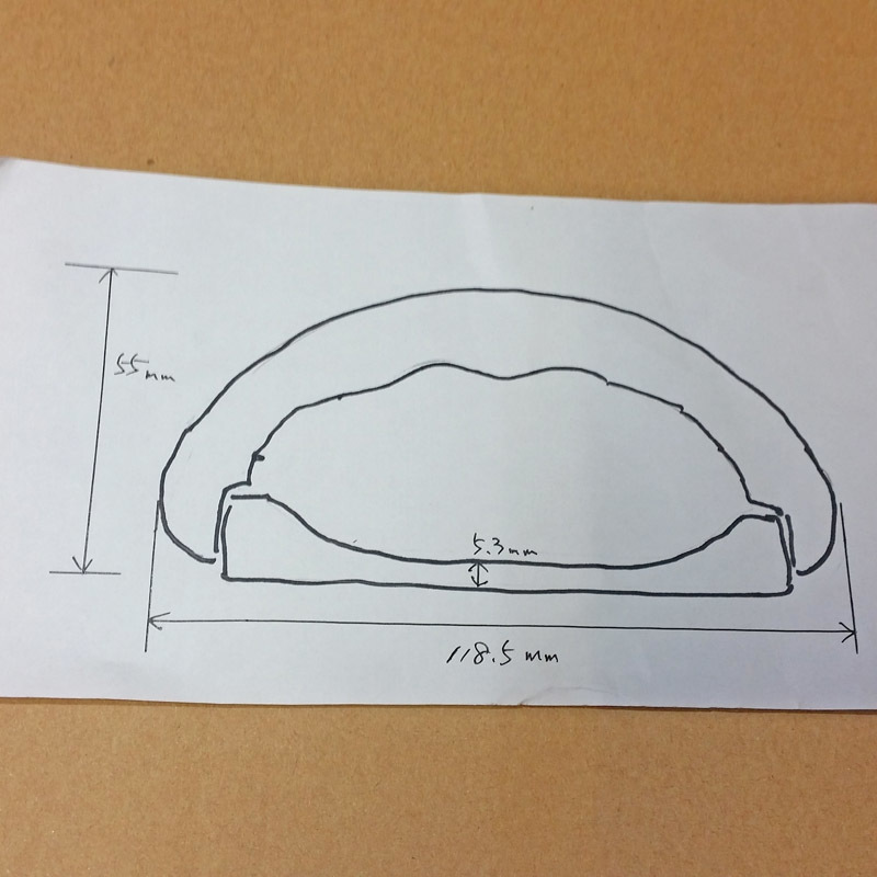 ケース用把手　持ち手　部品　10個セット　送料込み♪