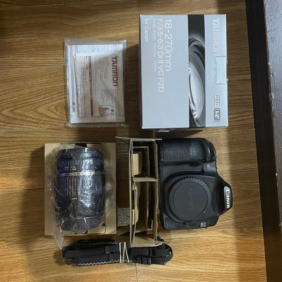 人気大特価 TAMRON Canon用 標準+望遠レンズ 美品! 18-270mm VC 全品5倍