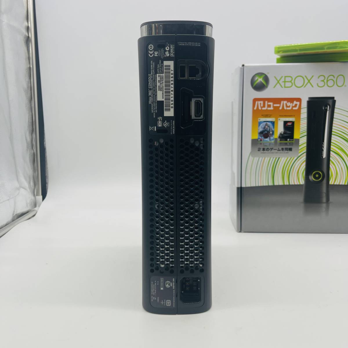 【美品・動作確認済】 X BOX 360　バリューパックセット ソフト付き　※同梱ソフトは外箱パッケージと異なります_画像8