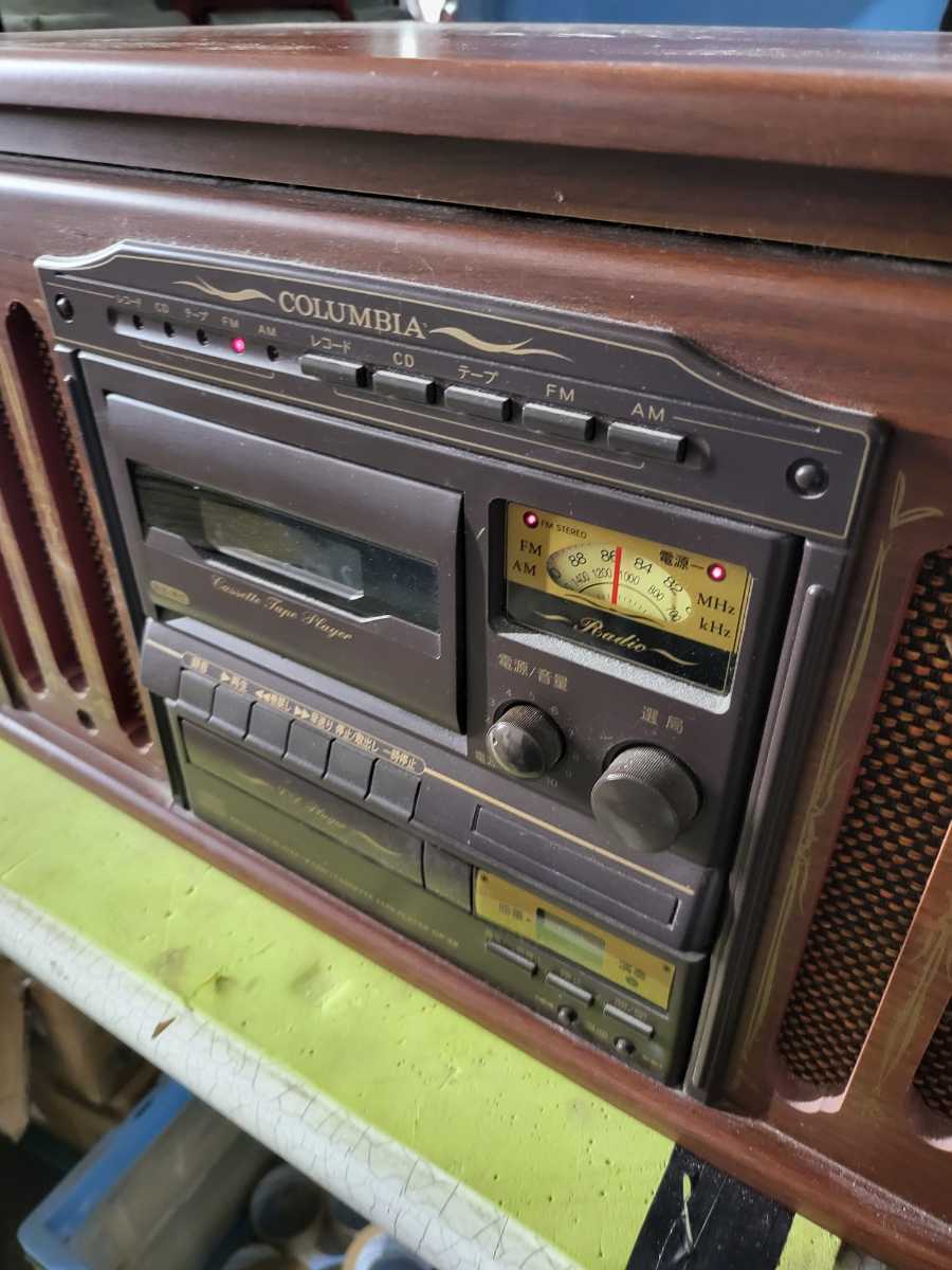 音聴箱 コロムビア COLUMBIA GP-28 マルチオーディオプレーヤー レコード/カセット/CD/ラジオ_画像5