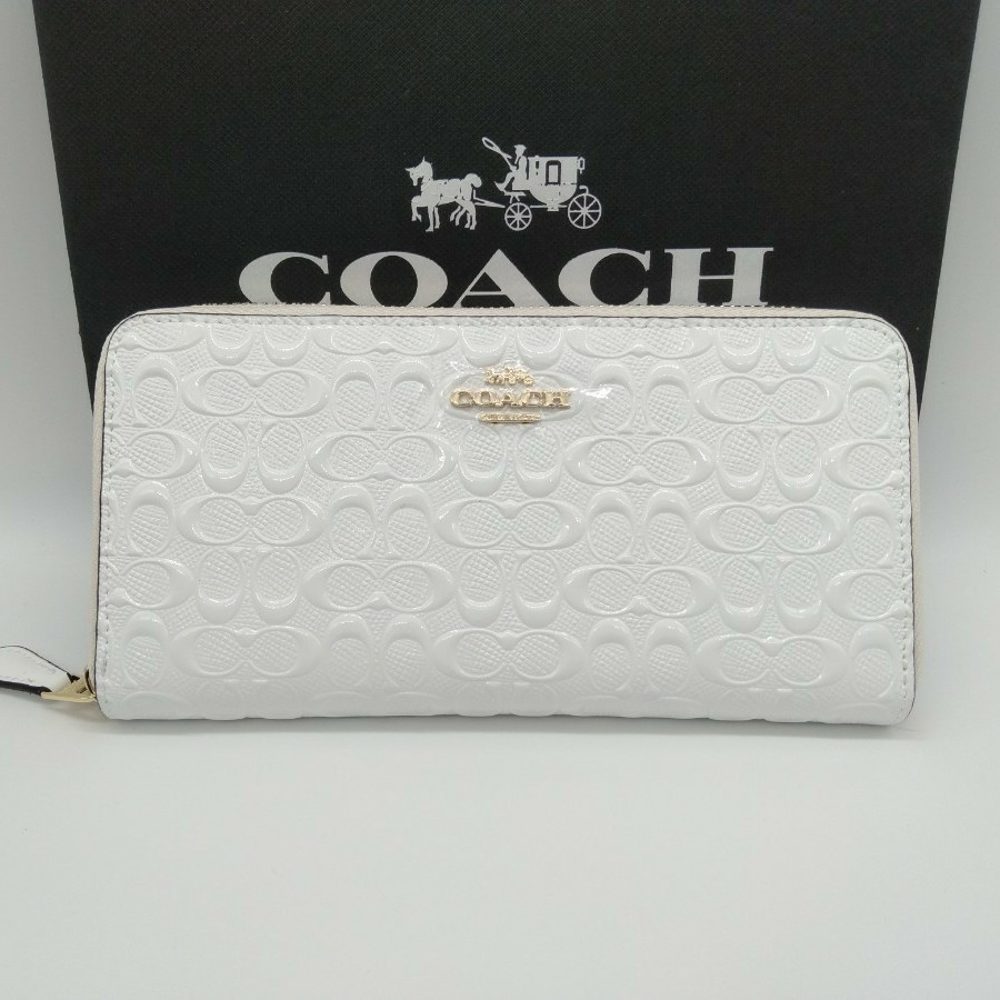 ラスト一点 新品未使用 coach コーチ シグネチャー ホワイト 財布