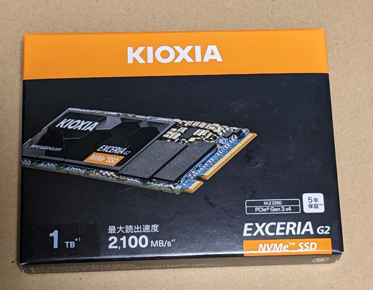 最大63%OFFクーポン KIOXIA 内蔵 SSD 2TB NVMe M.2 Type 2280