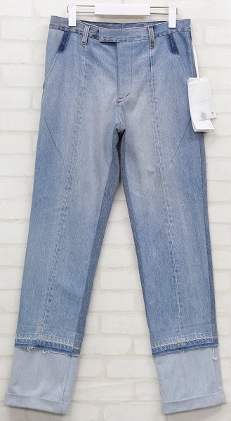 1P8124/新品 The Soloist 18ss layered jean SW.0145 ソロイスト