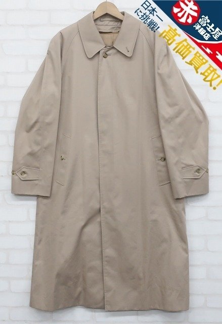 2J7494/バーバリーロンドン カシミヤ混ライナー付ステンカラーコート