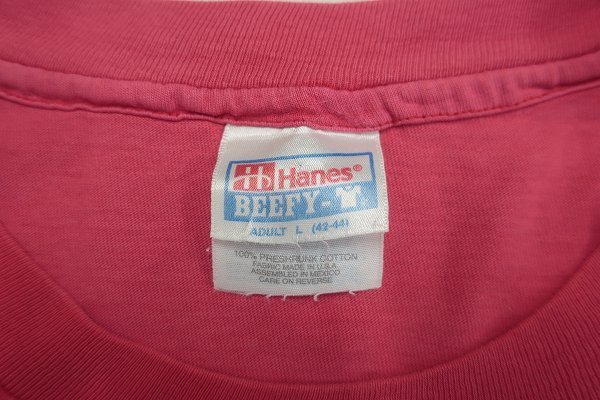 dAI7597【クリックポスト対応】 Hanes BEEFY RESEARCH RESCUE G.F.D 半袖Tシャツ ヘインズ_画像4