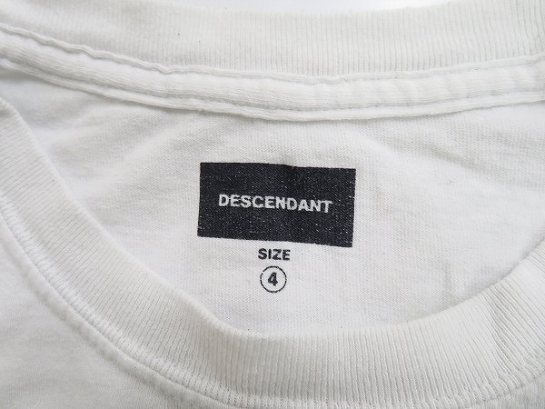 6T5527【クリックポスト対応】DESCENDANT MAHIMAHI SS TEE ディセンダント 半袖Tシャツ_画像4
