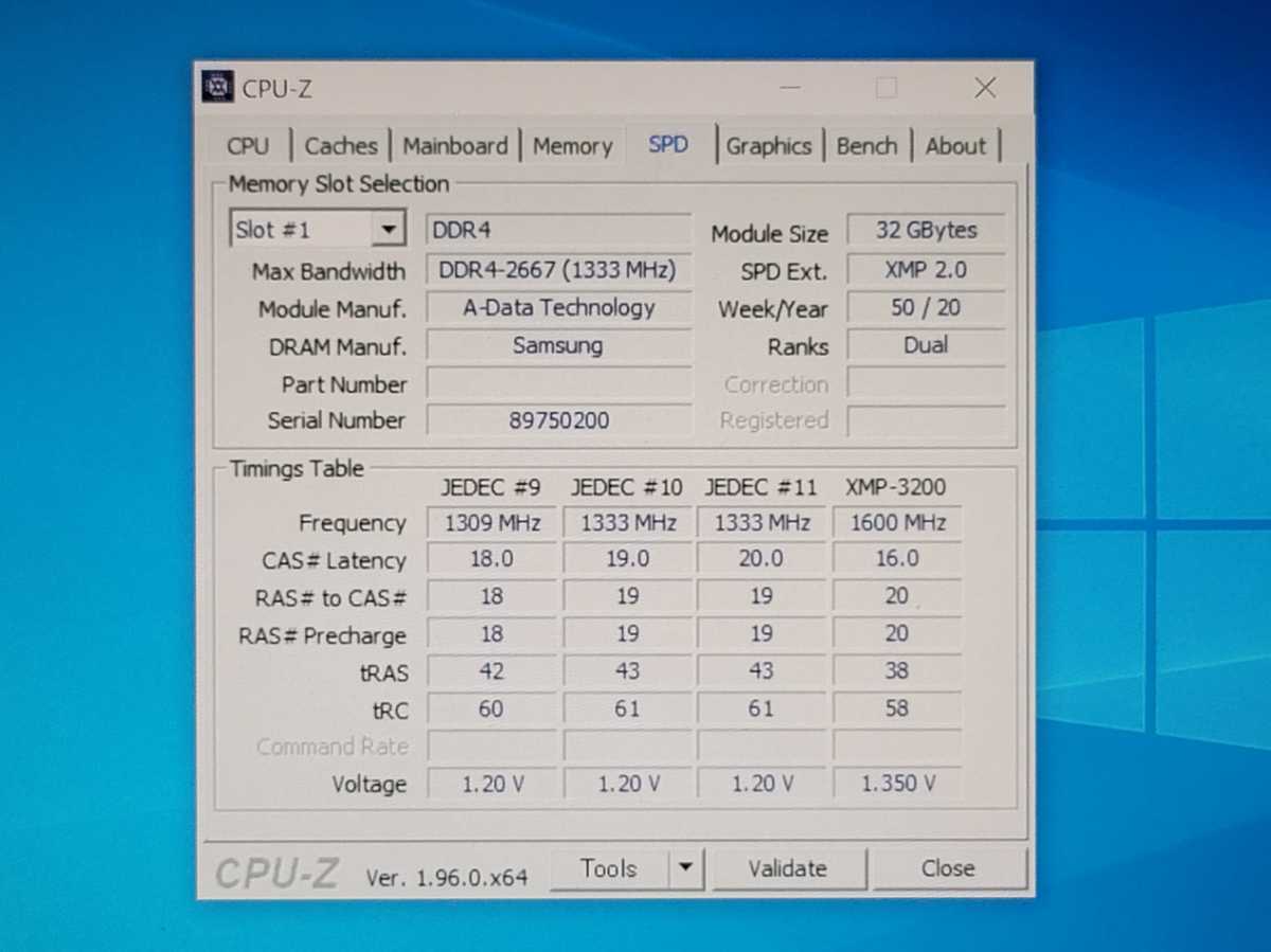 DDR4 32GB 2枚セット 合計64GB PC4-25600 DDR4-3200 起動確認済 9_画像4