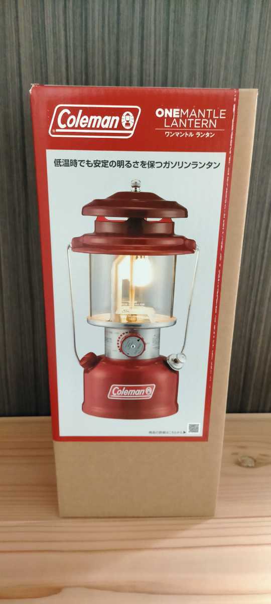 新品未開封 コールマン ワンマントル ランタン 赤 coleman one mantle