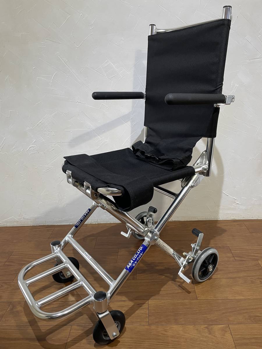カドクラ 簡易式 車椅子 折りたたみ 介助型 6kg 軽量 コンパクト B503