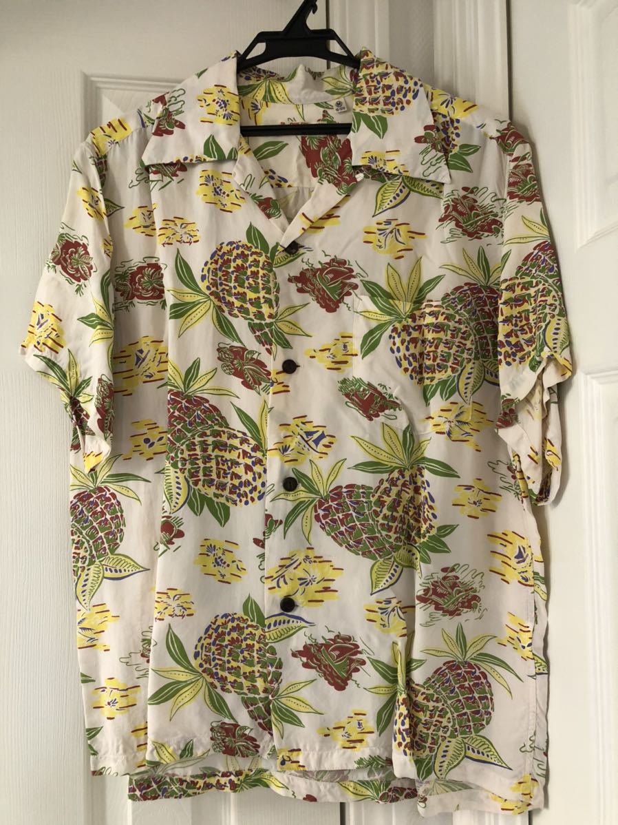 週間売れ筋 sunsurf アロハシャツ M サンサーフ ロカビリー パンク 50s