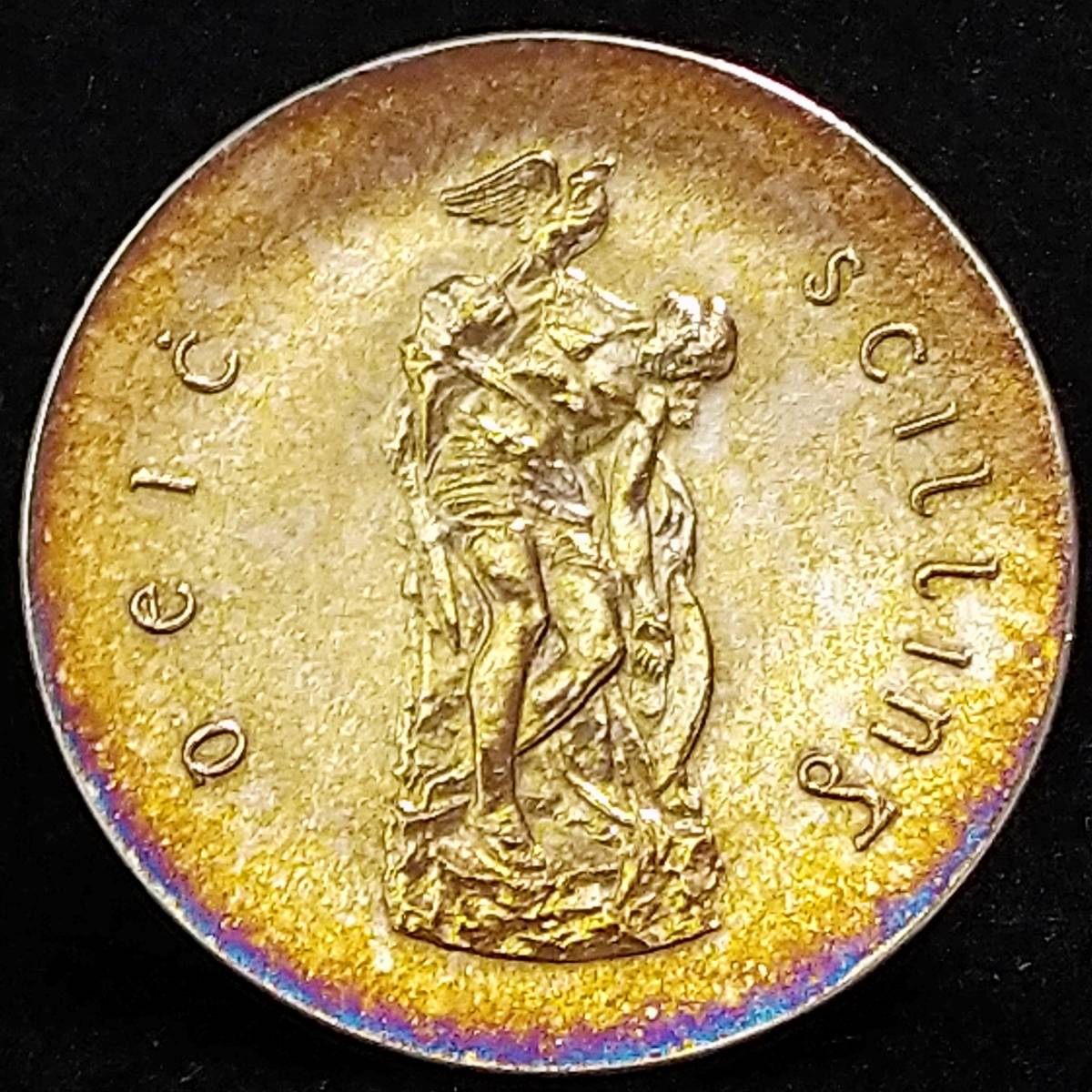 アイルランド銀貨　１９６６年　１シリング　/　１８．２３ｇ_画像7