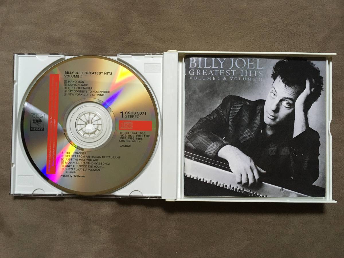 【 送料無料！!・良品！・2枚組・国内盤！】★BILLY JOEL ビリー・ザ・ベスト◇-GREATEST HITS-VOLUMEⅠ＆Ⅱ◇全25曲★