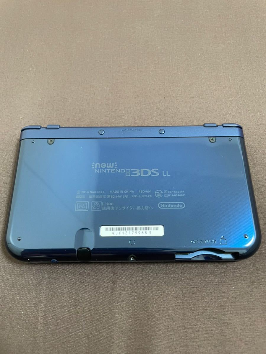 極美品 Newニンテンドー3DS LL メタリックブルー 