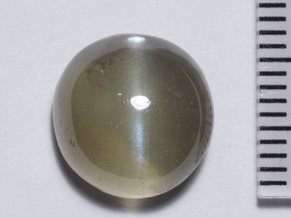  natural zircon cat's-eye loose 12.110 ct,CGLso-ting attaching, in the case 