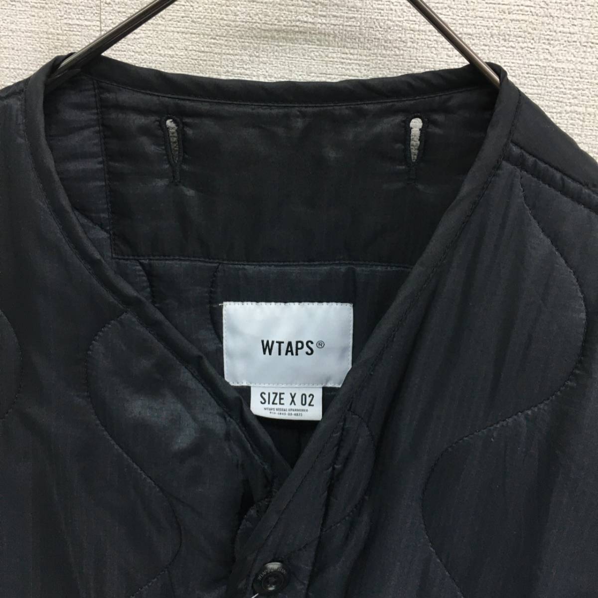 KZ4538☆WTAPS : WLJ / JACKET. NYLON. RIPSTOP☆02☆黒 ダブル KZ4538☆WTAPS : WLJ / JACKET. NYLON. RIPSTOP☆02☆黒 ダブル