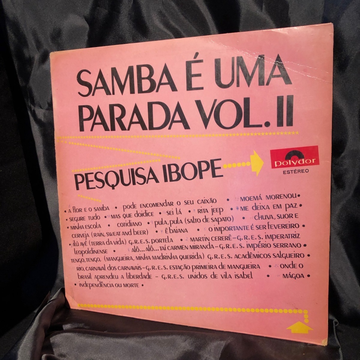 Os Caretas / Pesquisa Ibope (Samba E Uma Parada Vol. II) LP Polydor_画像1