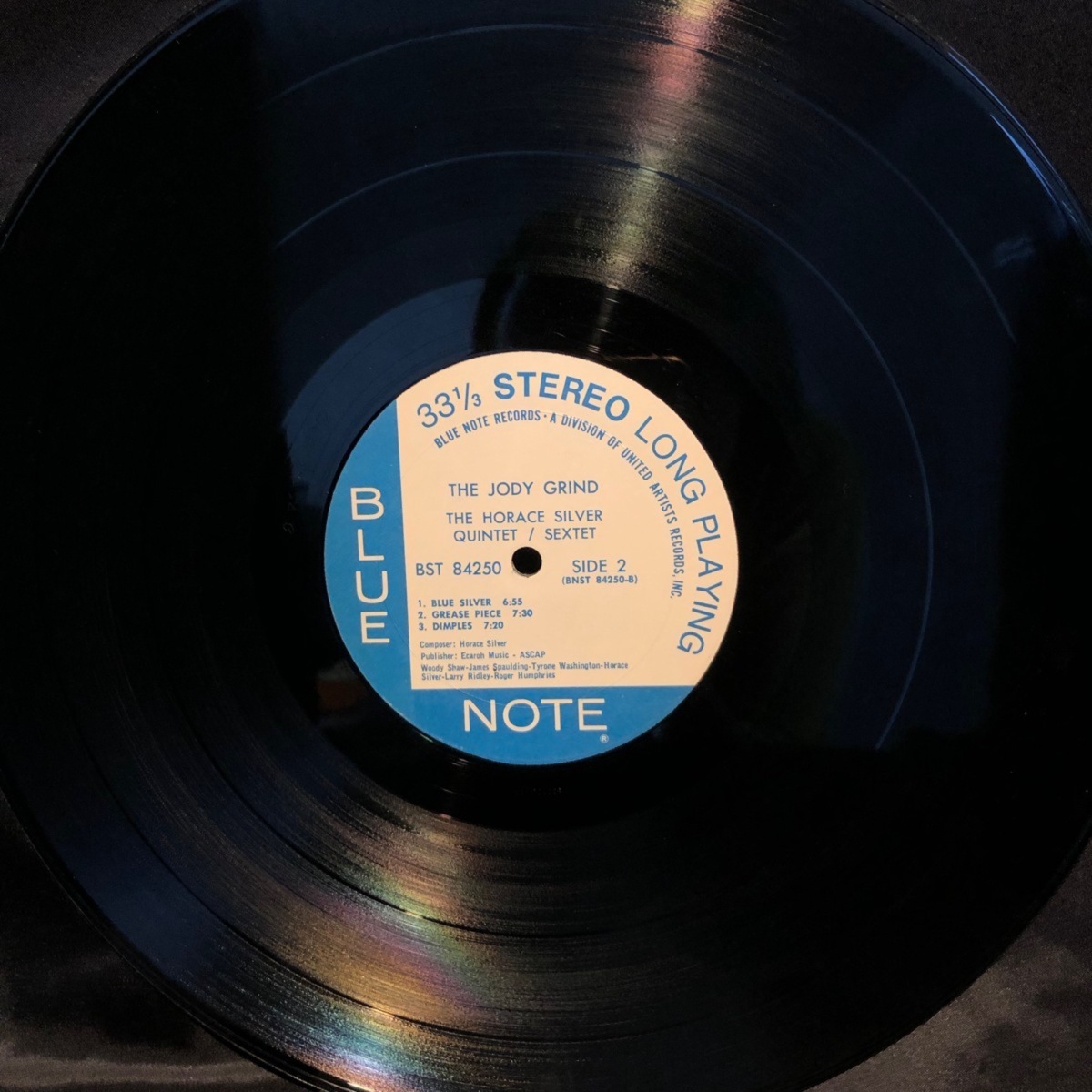 Horace Silver Quintet / The Jody Grind LP Blue Note_画像7
