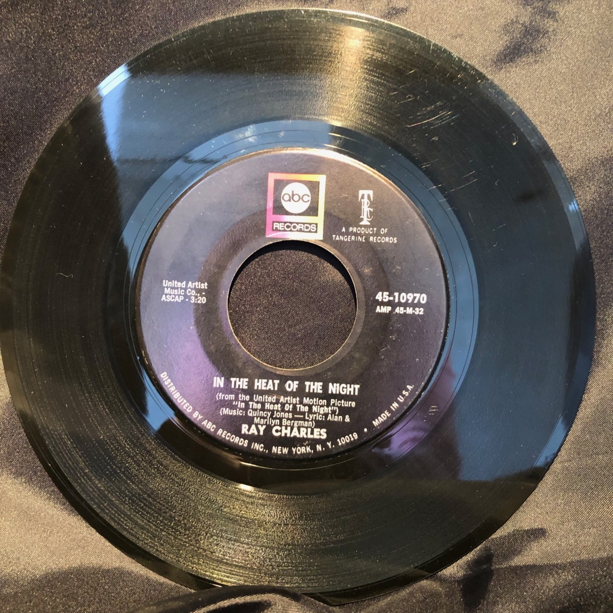 Ray Charles / In The Heat Of The Night 7inch ABC Records_画像4