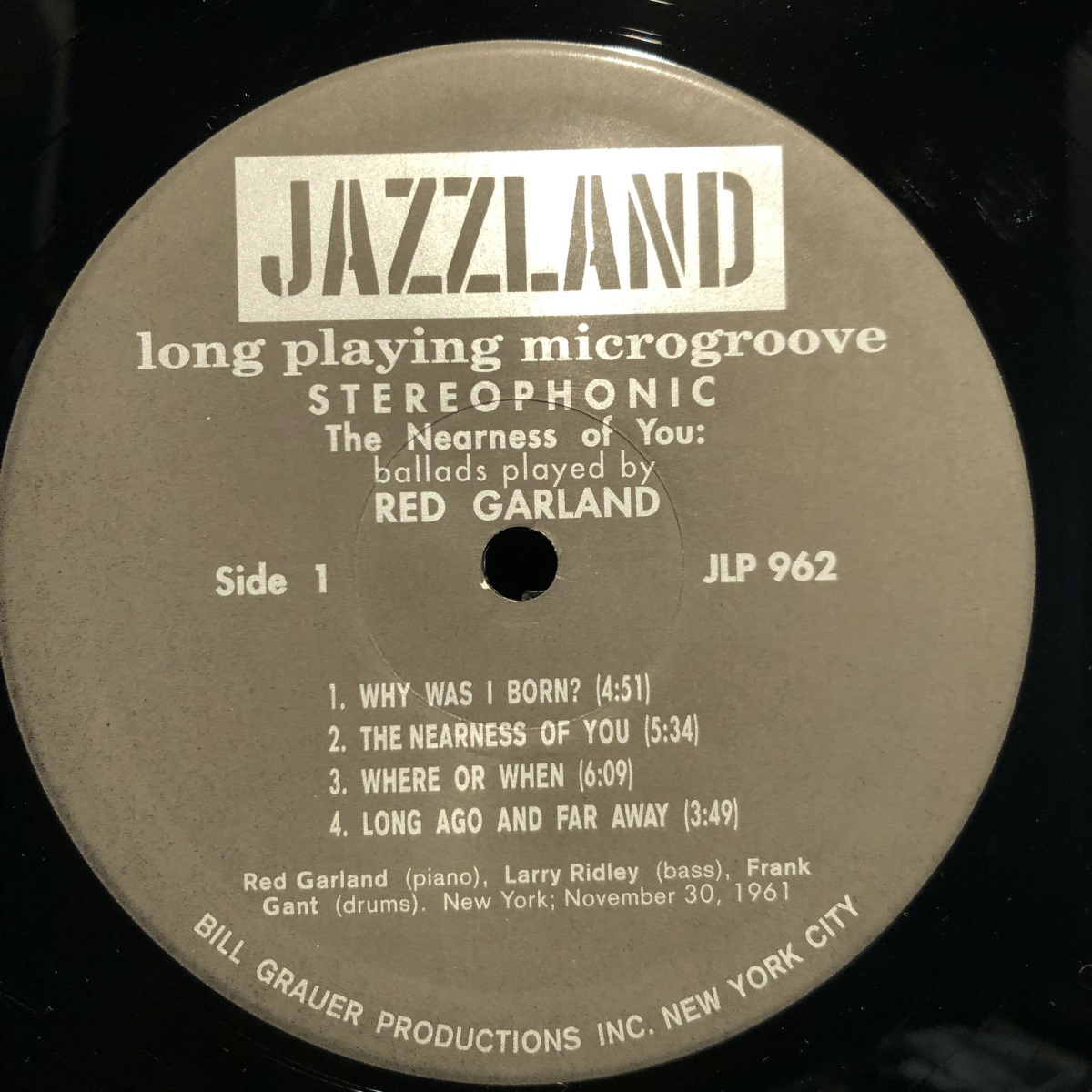 Red Garland / The Nearness Of You LP JAZZ LAND・VICTOR_画像3