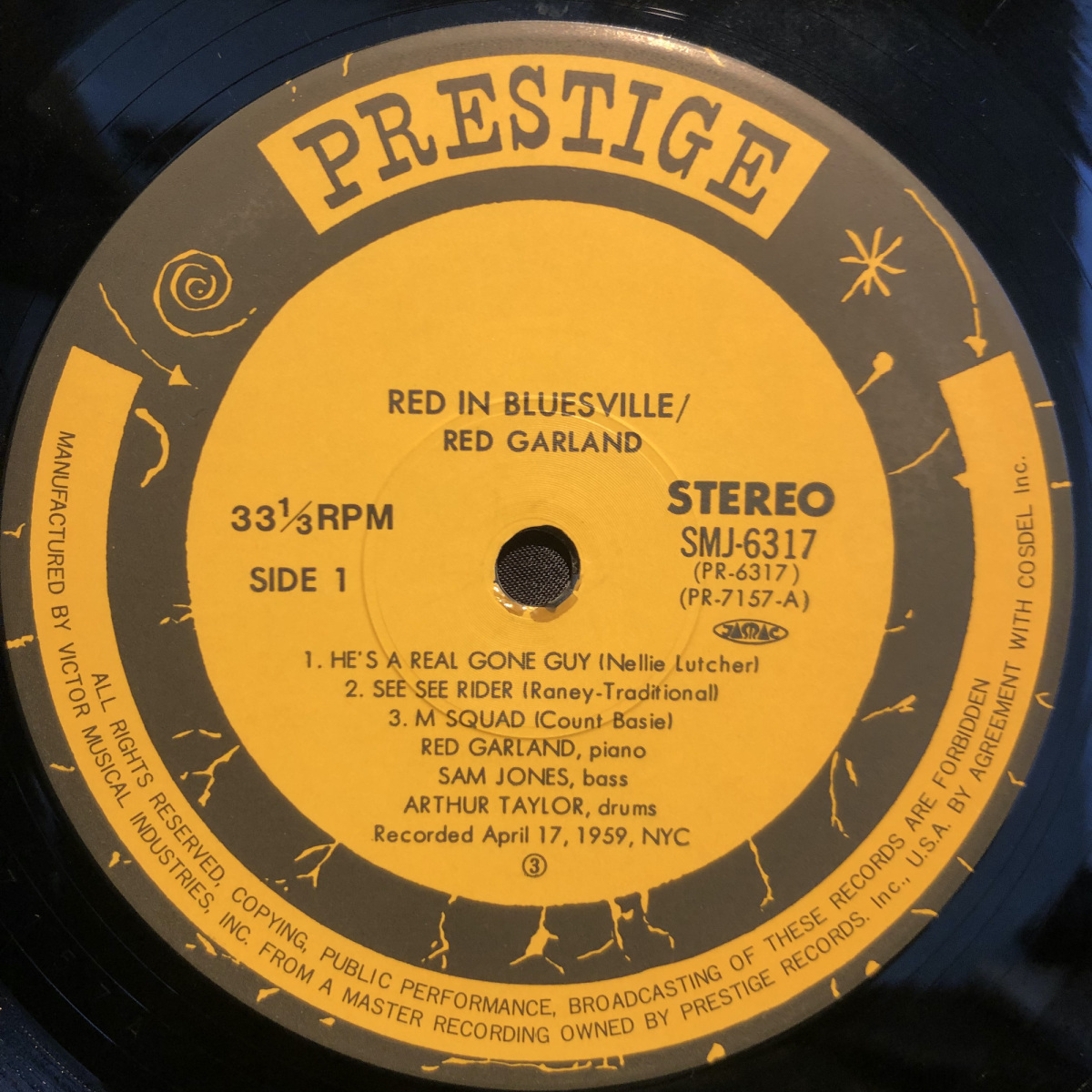 Red Garland / Red In Blues-ville LP PRESTIGE・VICTOR_画像3