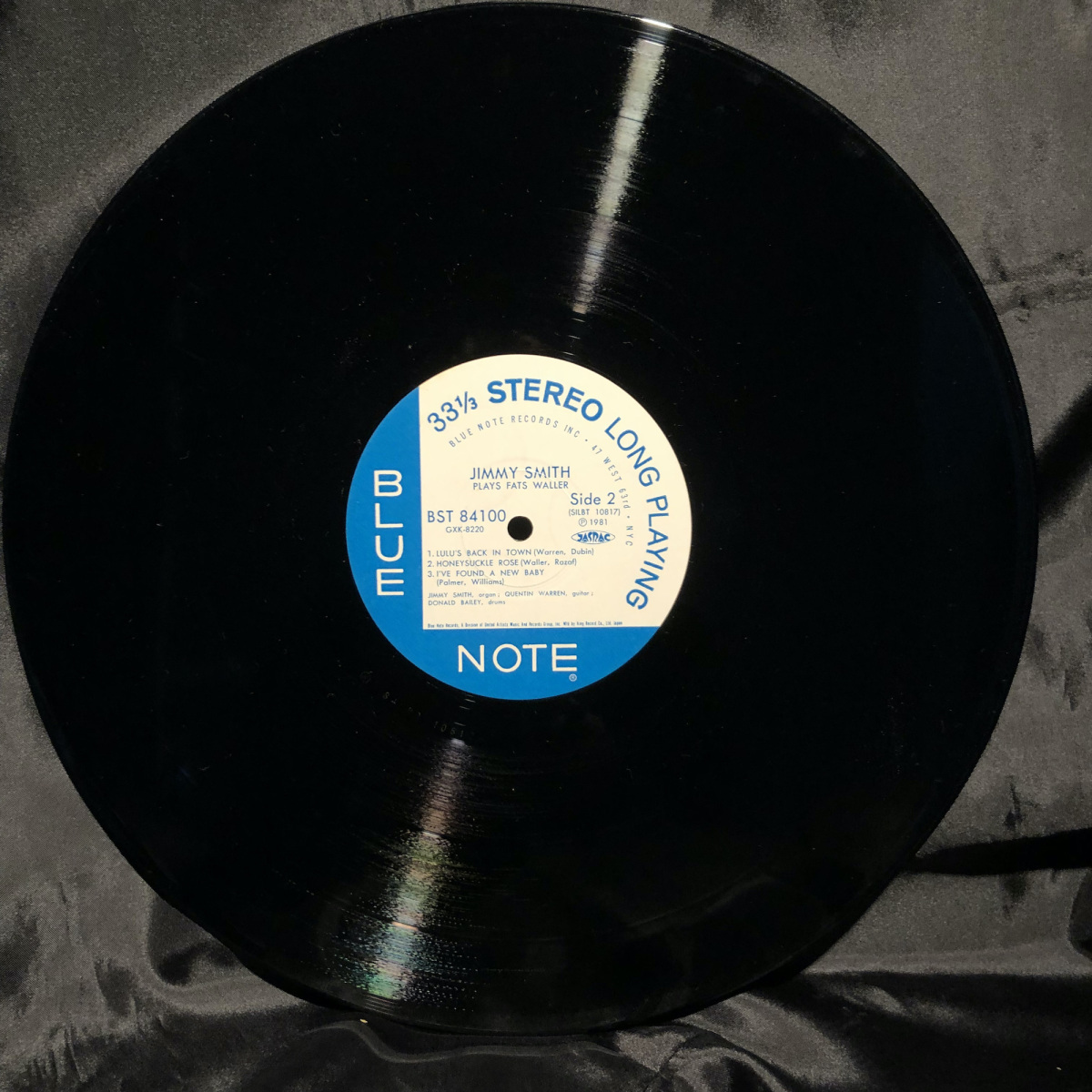 Jimmy Smith / Plays Fats Waller LP BLUE NOTE・KING RECORD_画像6